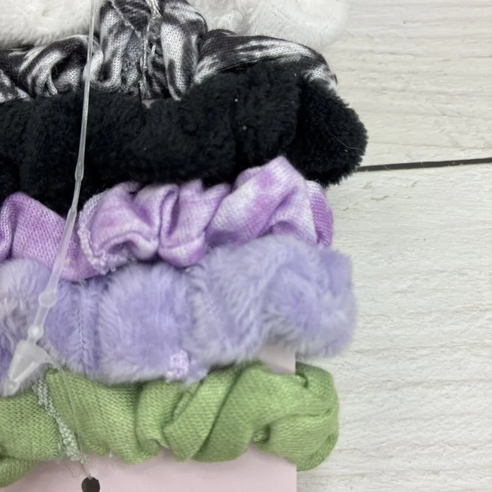 More Than Magic Girls Hair Ties Twisters 8 Pack Soft Scrunch Style Multi Color